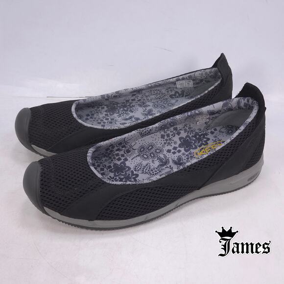 Keen Casual Slip On Mary Jane Flat Womens Size 8.5 53066-BLCK Black - Picture 1 of 10
